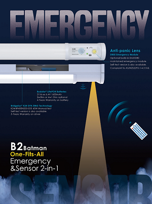 Fanxstar larrialdietarako argiztapen irtenbide berritzailea: Bridgelux K24 2-in-1 larrialdietarako LED kontrolatzaile adimendunaren hornidura